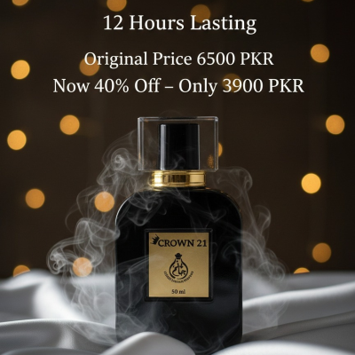 Crown 21 Luxury Perfume | 12 Hours Long-Lasting | Buy Online Pakistan
