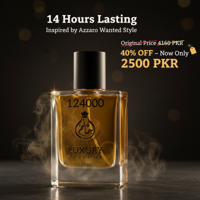 Perfume 124000 Inspired by Azzaro Wanted | 14 Hours Lasting | Buy Online Pakistan