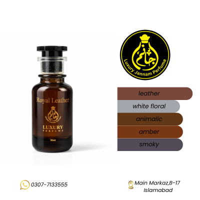 Royal Leather EDP 50ml | Long Lasting Leather Perfume for Men